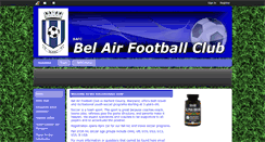 Desktop Screenshot of belairfootballclub.com